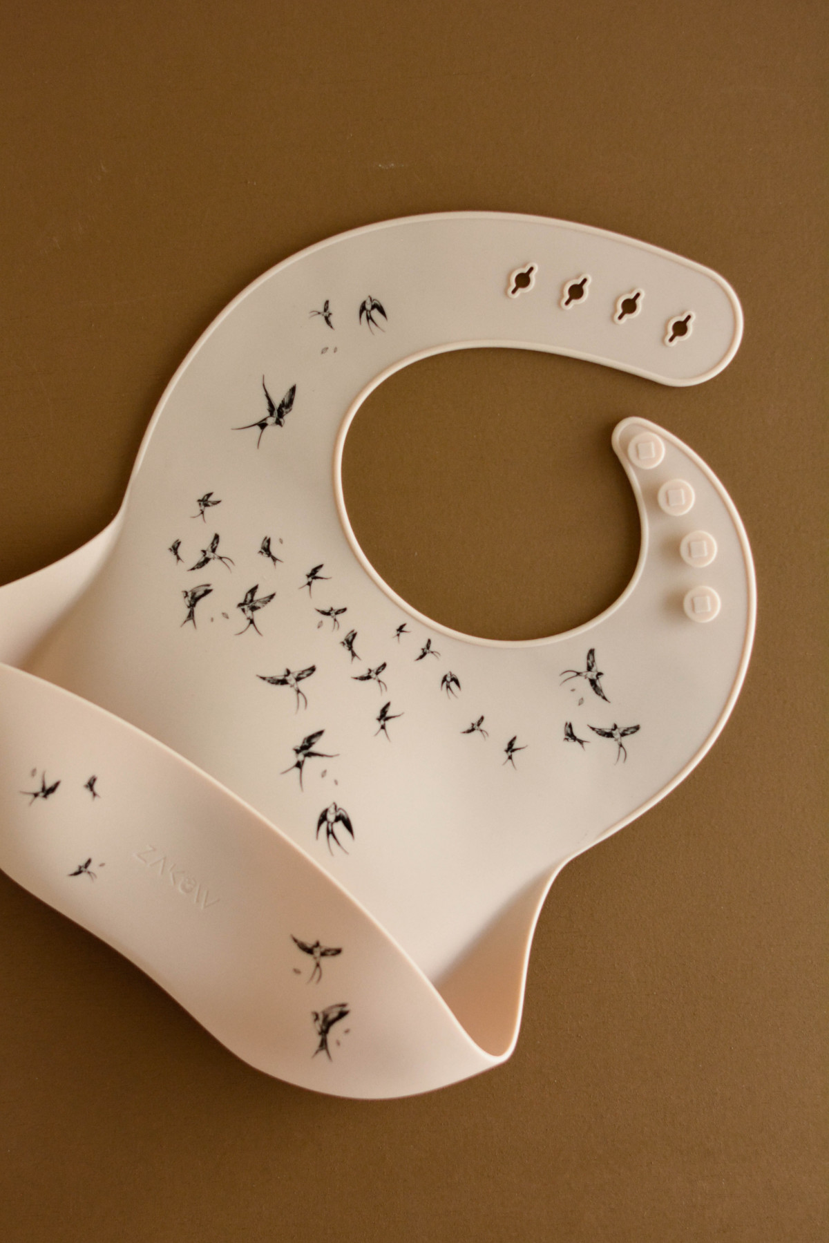 Bavoir en silicone hirondelles / Imparfait