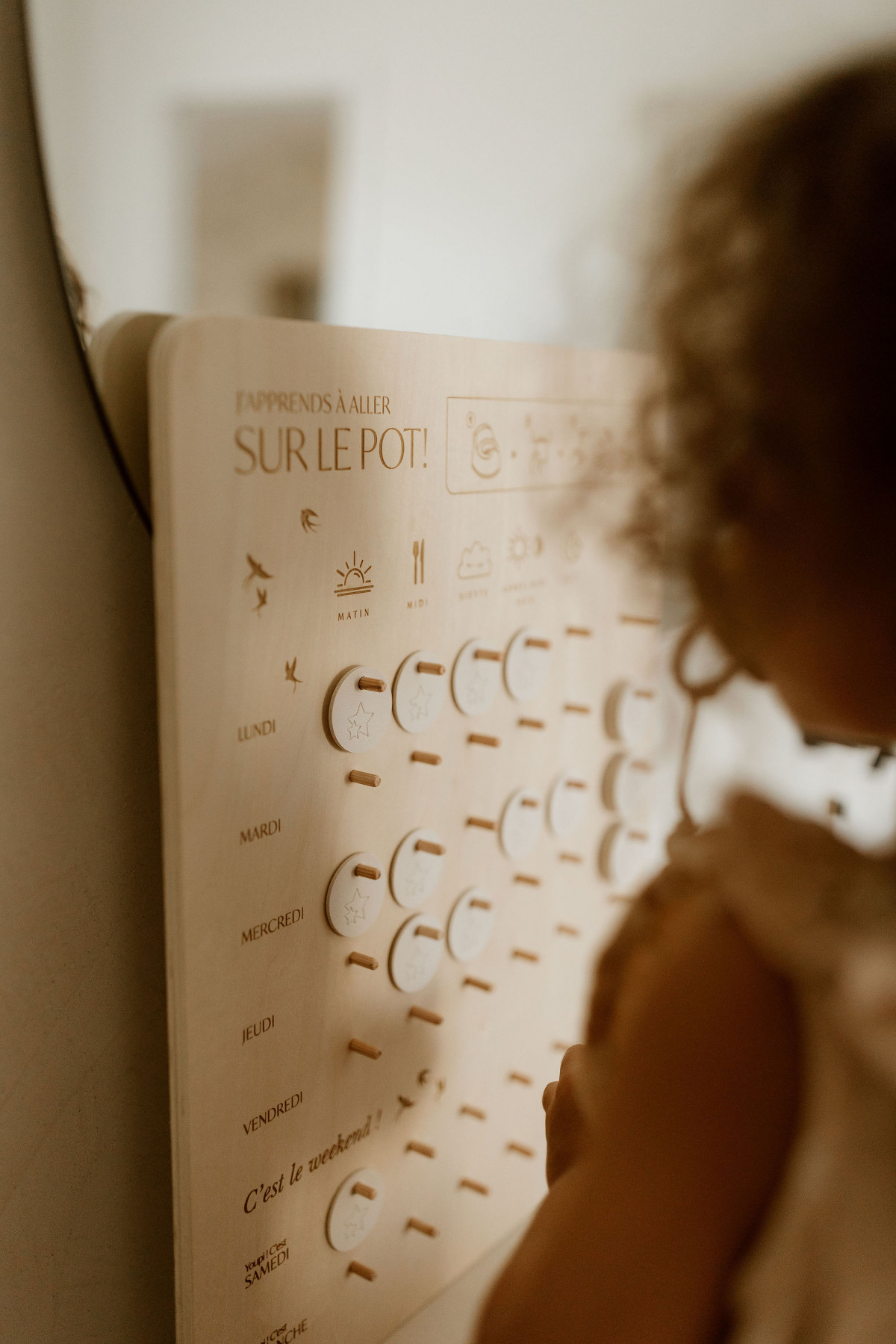 Tableau "J'apprends à aller sur le pot"