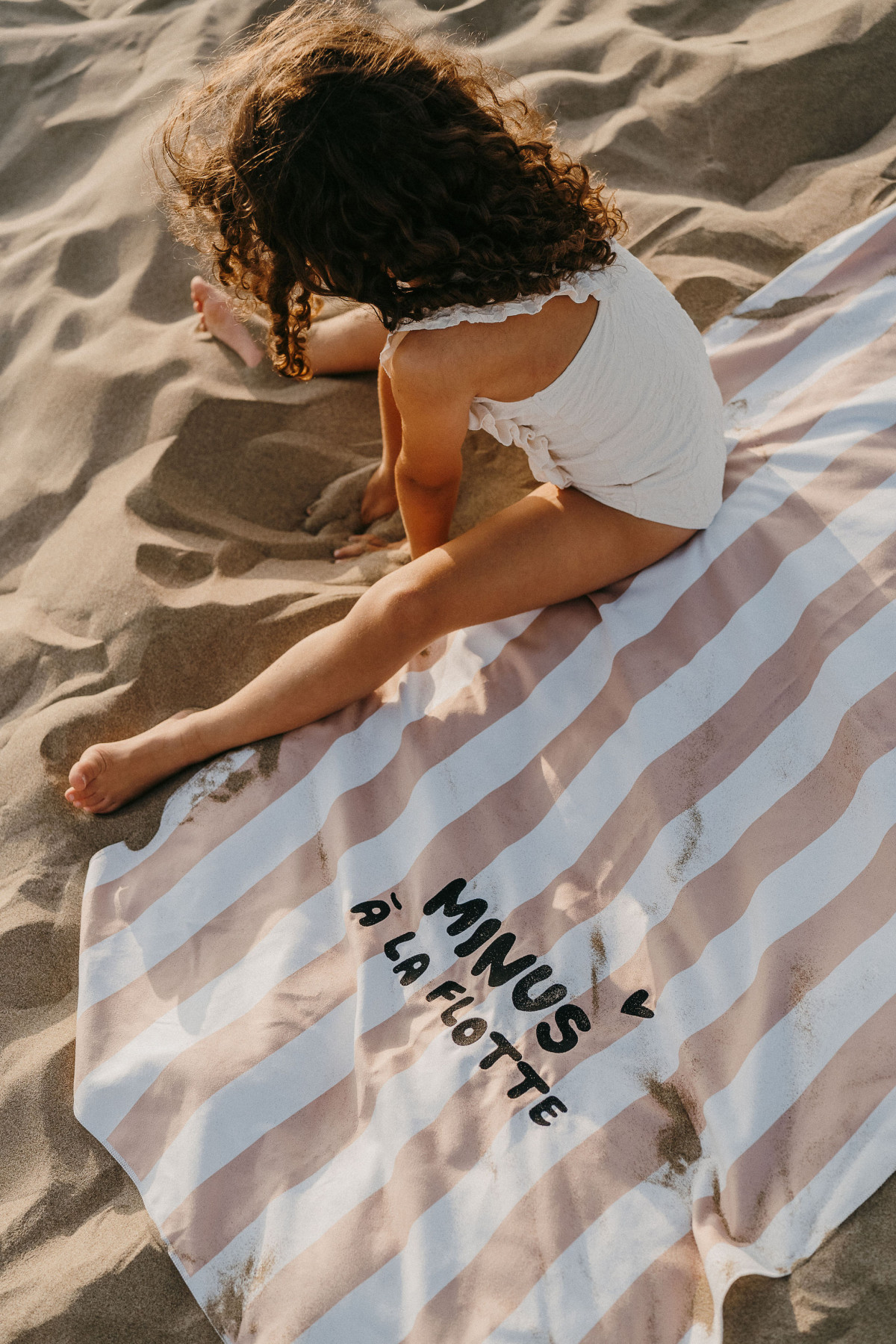 Serviette Minus à la flotte - rose