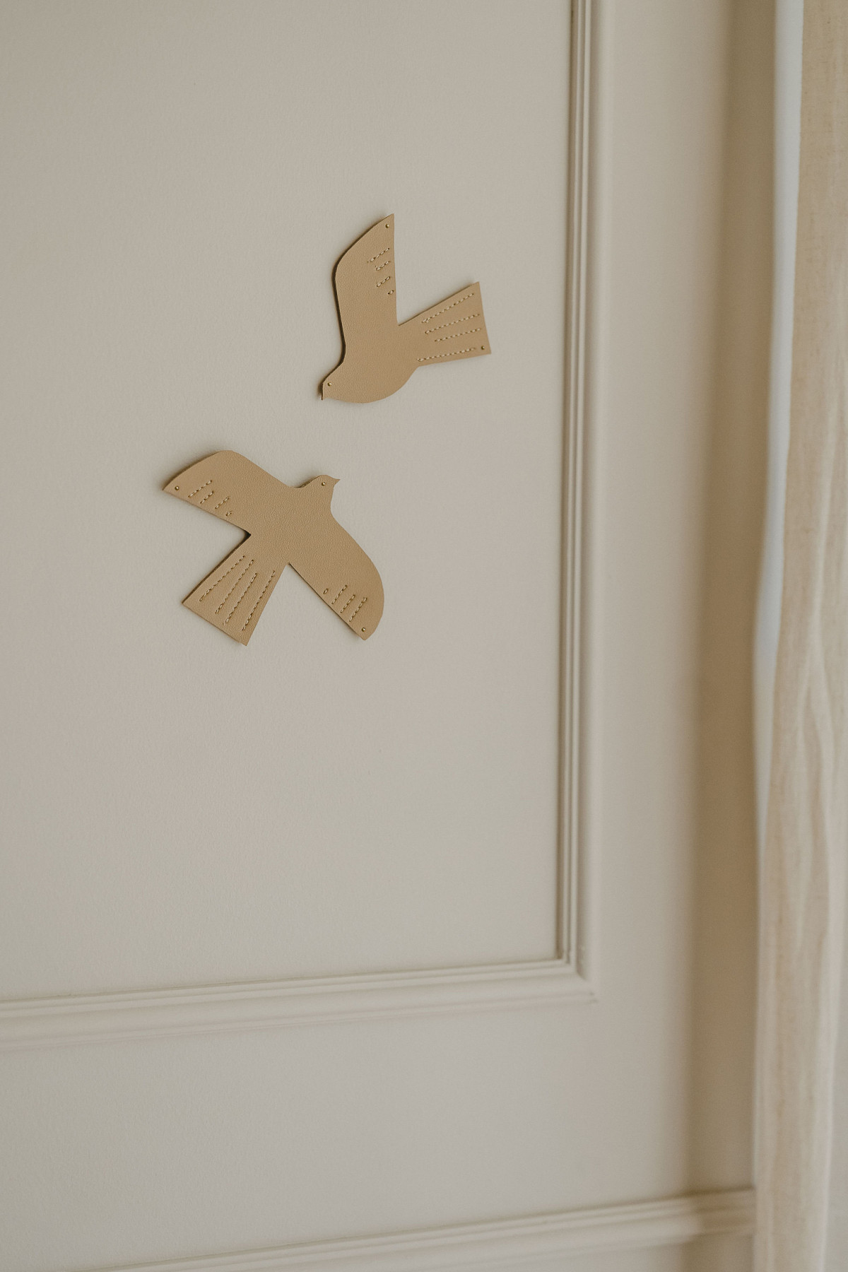 Oiseau en cuir - taille M