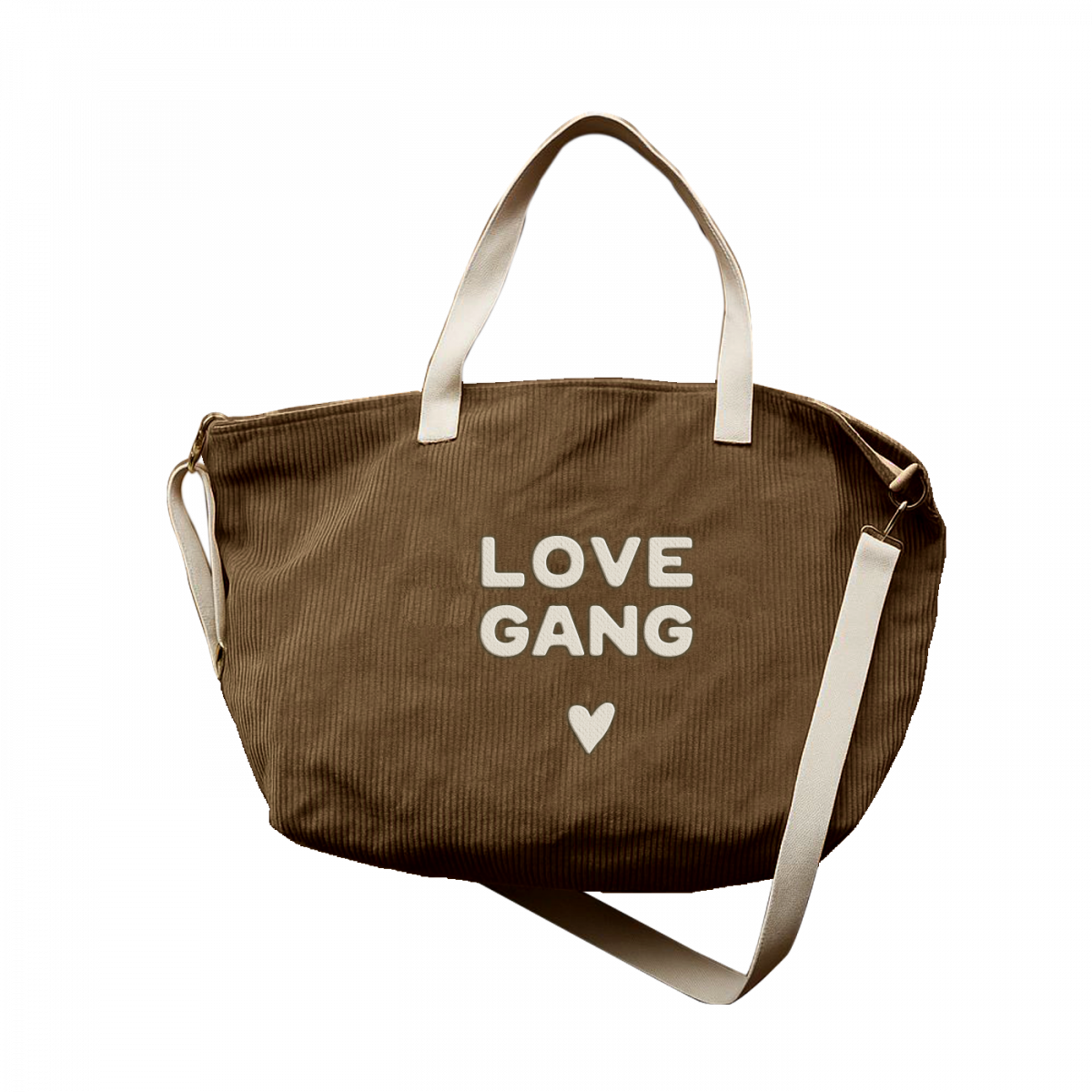 Sac XL velours - Love gang