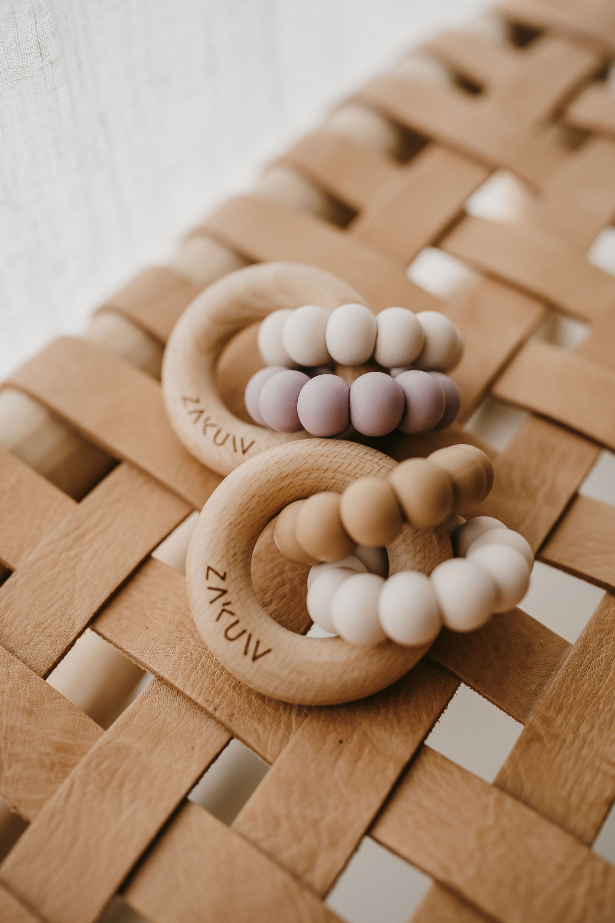 Teething ring Sedna Moka