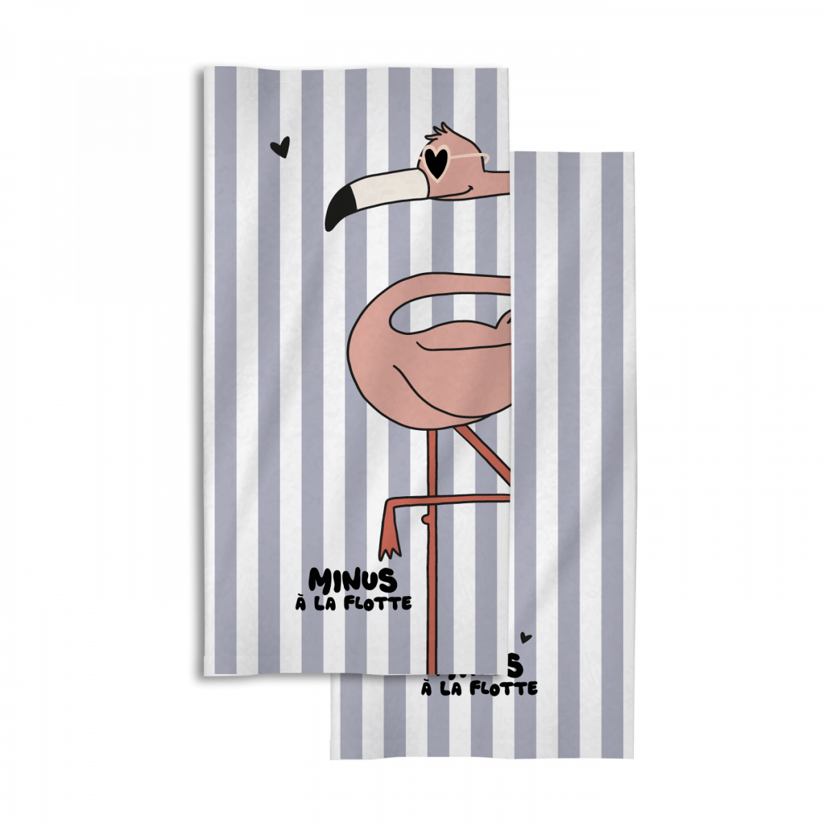 Towel Minus - Flamingo