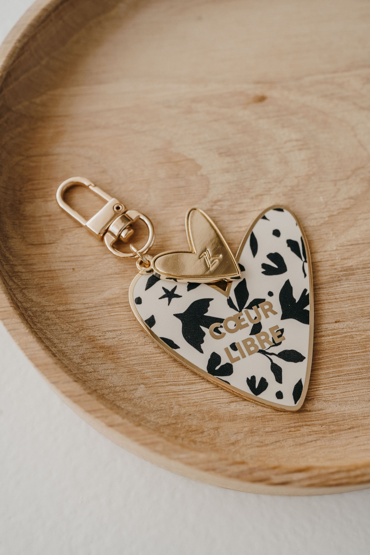 Enamel Keyring - Libre