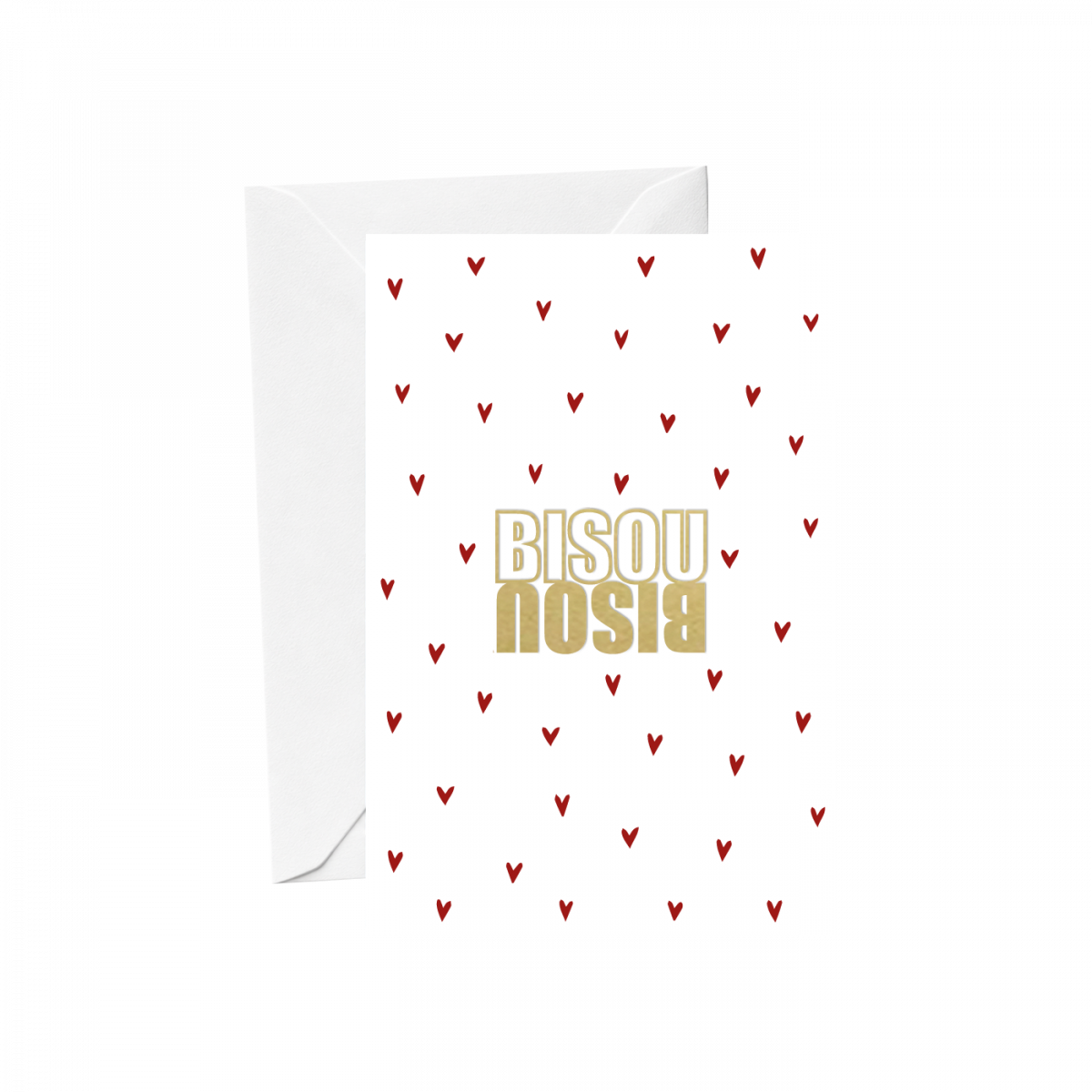 Carte postale - Bisou