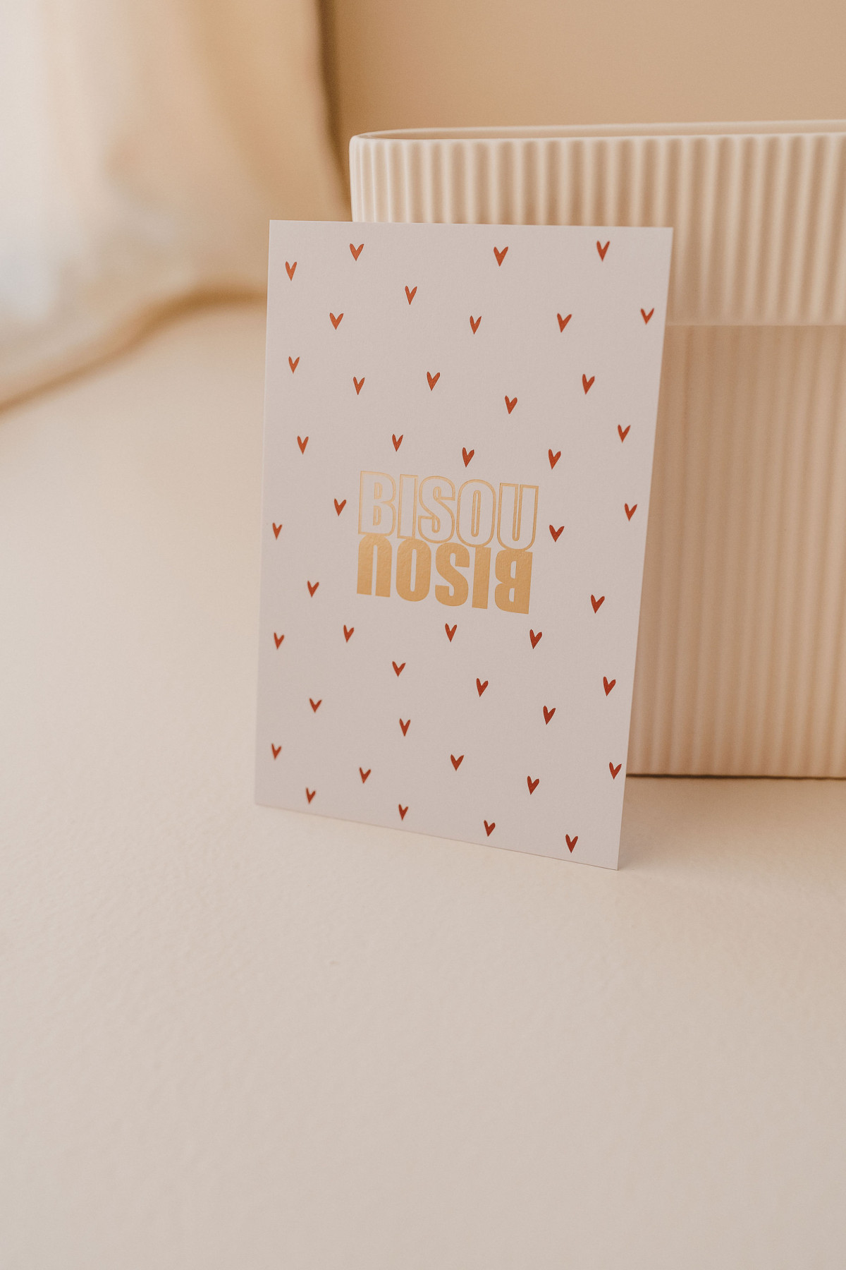 Carte postale - Bisou